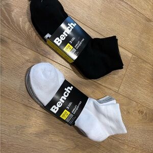 Bench Men's Athletic Socks - Black and White 3 Pack
